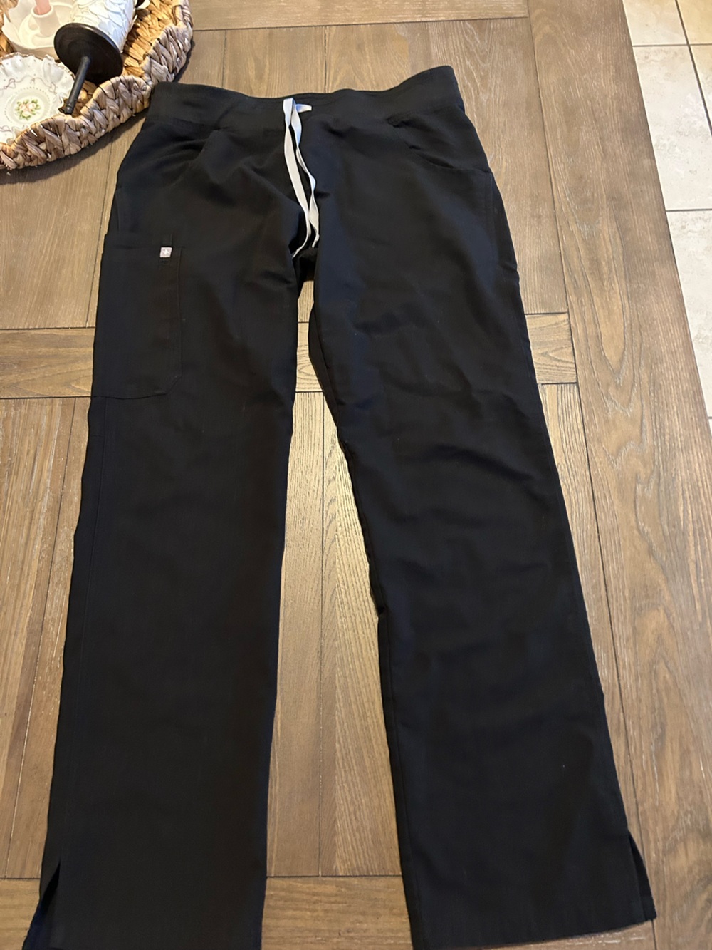 Figs Black Women's Drawstring Chinos